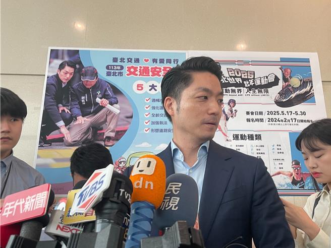 台北市长蒋万安。（刘彦宜摄）