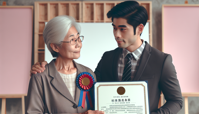 模范母亲颁奖前逝世 区公所1理由收回换人（示意图非新闻当事人/AI生成）