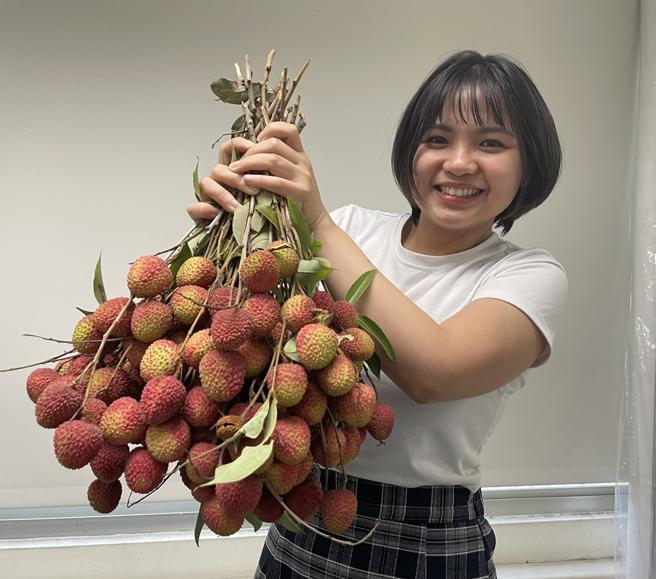 高雄玉荷包受國內外消費者喜愛。（圖片來源：高雄市農業局提供）