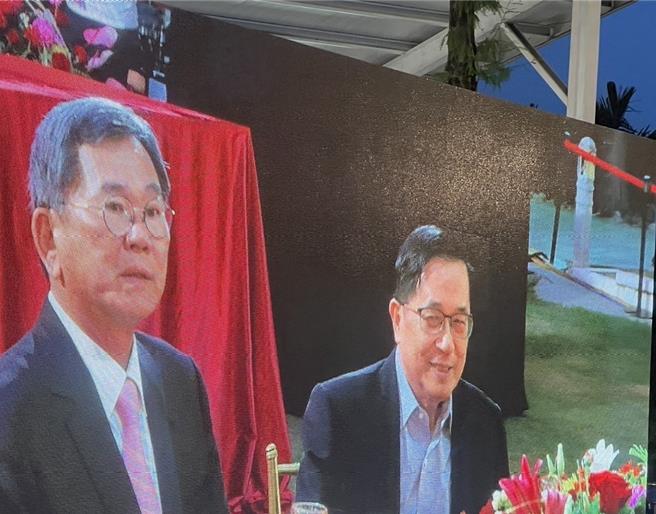 英系大老，前立委陈明文13日晚间席开80桌庆祝70大寿，前总统陈水扁受邀出席。（读者提供∕吕妍庭嘉义传真）