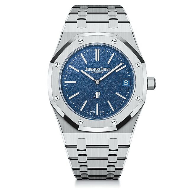 愛彼表Royal Oak皇家橡樹系列「Jumbo」超薄腕表。（Audemars Piguet提供）