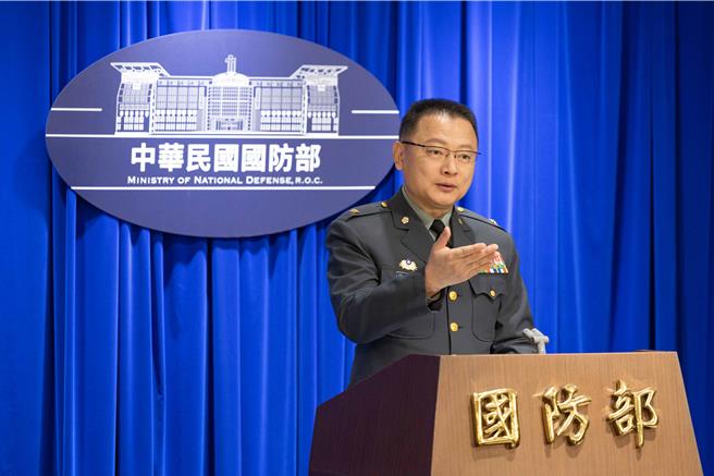 国防部发言人孙立方。国部提提供