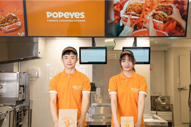 連鎖速食潮牌Popeyes 5月30日許昌街登場。（Popeyes提供／朱世凱台北傳真）
