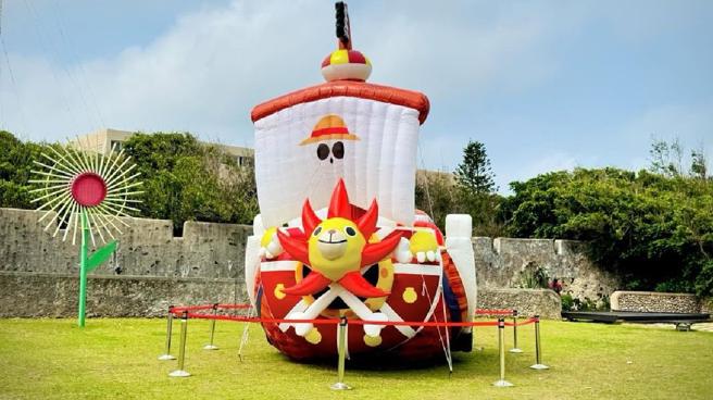 「这版鲁夫」最难找！ 澎湖花火节必拍《航海王》5大打卡点。（图／澎湖县政府）