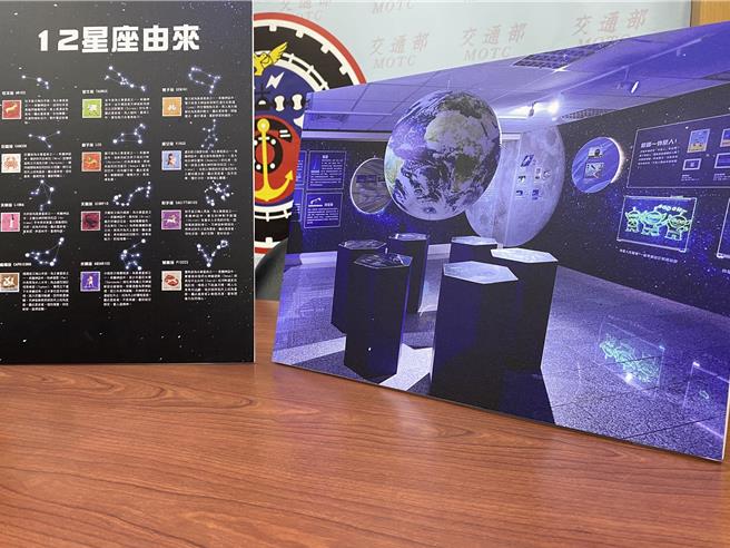 中华邮政「奇幻星空邮票」将登上开放博物馆平台。（陈佑诚摄）