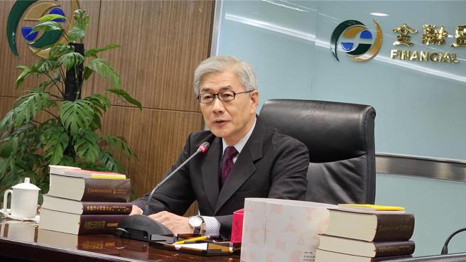 金管会主委黄天牧今（14日）畅谈卸任心得。图／戴瑞瑶