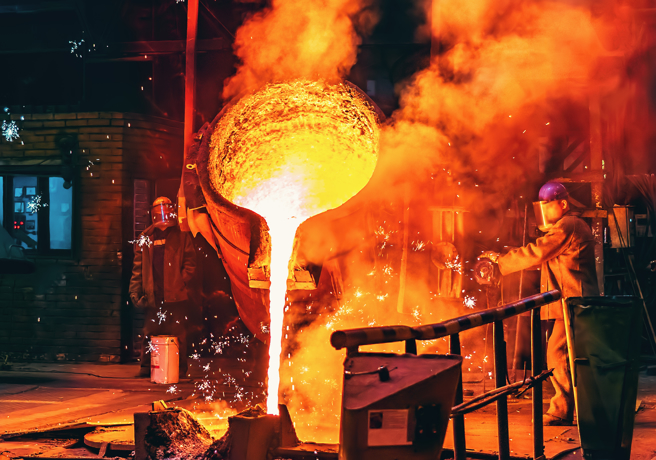 日本警方接获报案，炼钢厂有男性员工失踪，并在巨大坩锅内发现了人骨。（示意图：shutterstock／达志）