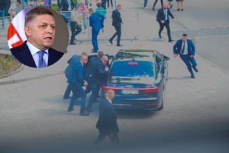 斯洛伐克總理遇刺 隨扈抬人上車搶救 官方證實：生命垂危