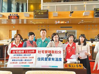 中市9社宅 7年報修7210次