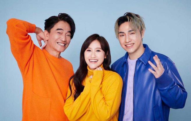 吴宗宪（左起）、吴姗儒、鹿希派一家人都在演艺圈发展。（图／翻摄自吴姗儒脸书）