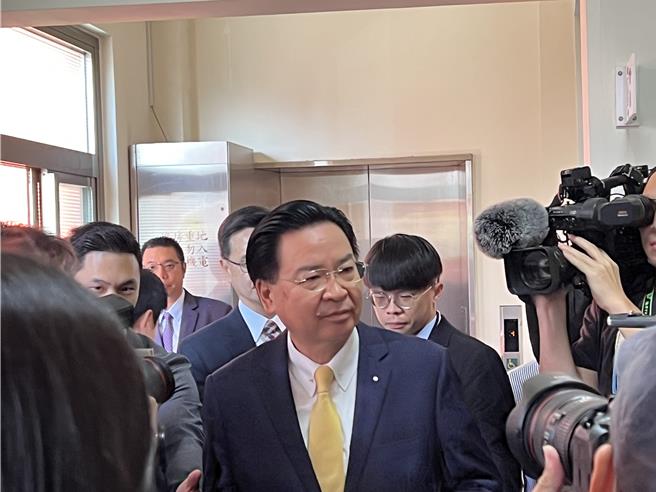 外交部長吳釗燮。（蔡宗穎攝）