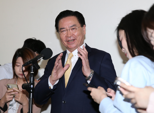 外交部長吳釗燮15日赴立法院備詢。（姚志平攝）