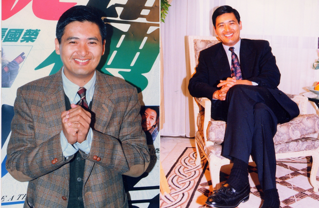 周润发早年演出《赌神》系列电影走红。（图／中时资料照）