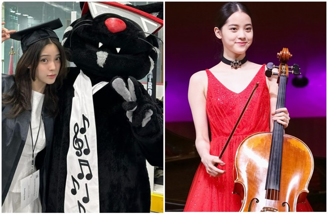 欧阳娜娜于社群晒出毕业照，心情丝毫不受影响。（图／欧阳娜娜Nana微博、中时资料照）