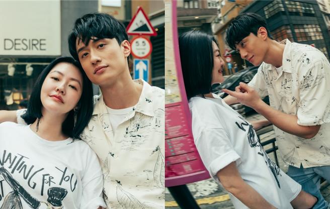 小S與劉俊謙漫遊香港。（東森綜合提供）