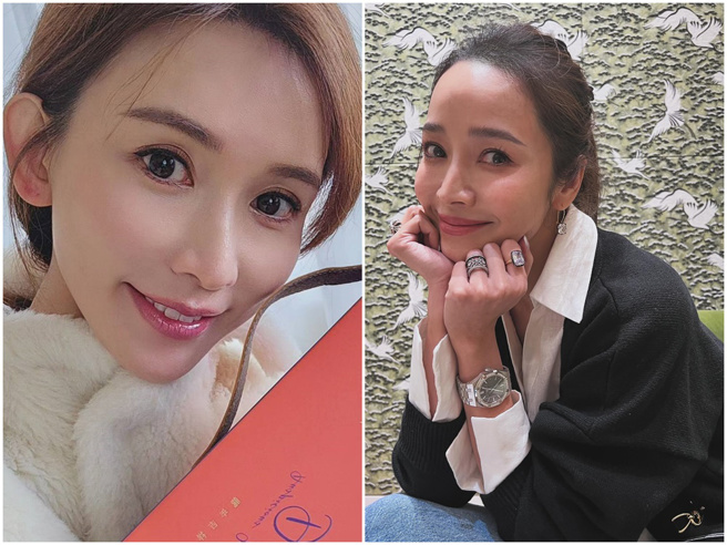 小钟的艷遇对象，一个像林志玲，一个像侯佩岑。（图／林志玲、侯佩岑脸书）