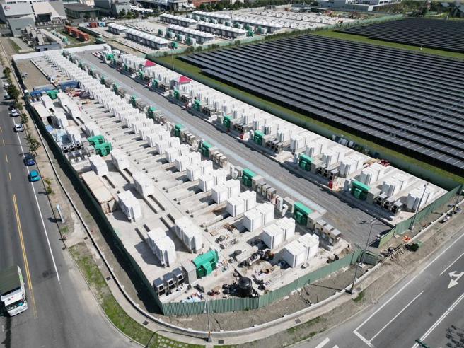 台普威联手铼宝建置60MW储能案场。图／云豹能源提供