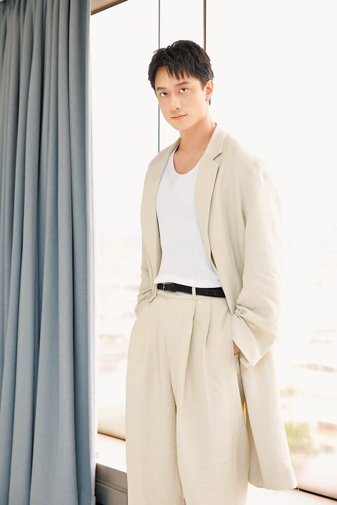 刘俊谦日前在台宣传电影，展现新生代演员的魅力。（华映提供）