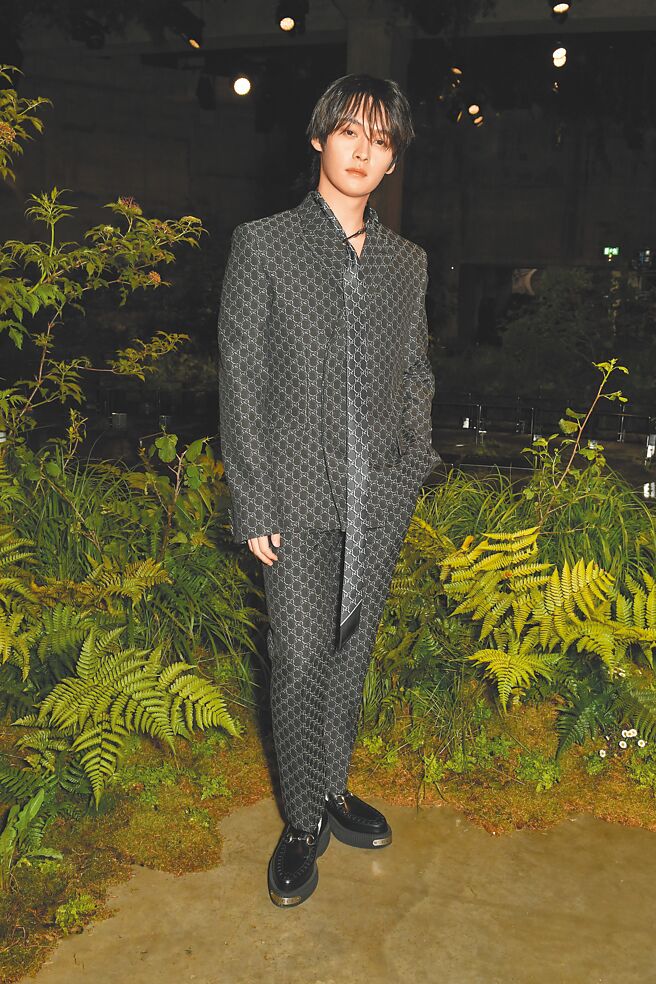 Stray Kids成員Lee Know首度出席GUCCI品牌大秀。（GUCCI提供）