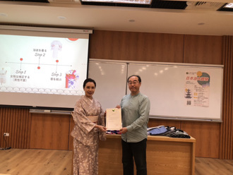 玄奘應用日語學系體驗日本浴衣 感受日本夏季祭典風情