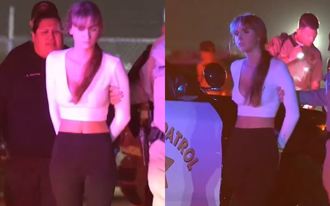 18岁超辣正妹撞警车遭逮 「甩尾泰勒丝」TikTok曝光