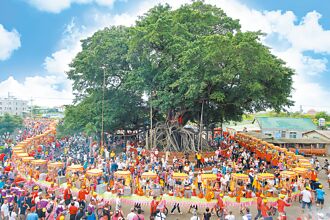 西港刈香5月18日登场 72节蜈蚣阵当先锋