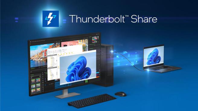 英特爾發布全新Thunderbolt Share軟體解決方案。圖／英特爾提供