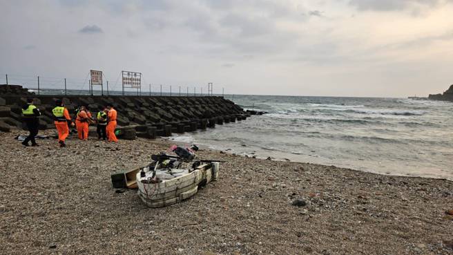 萬里區核二廠進水口今清發生溺斃意外。( 葉庭欣/翻攝 )