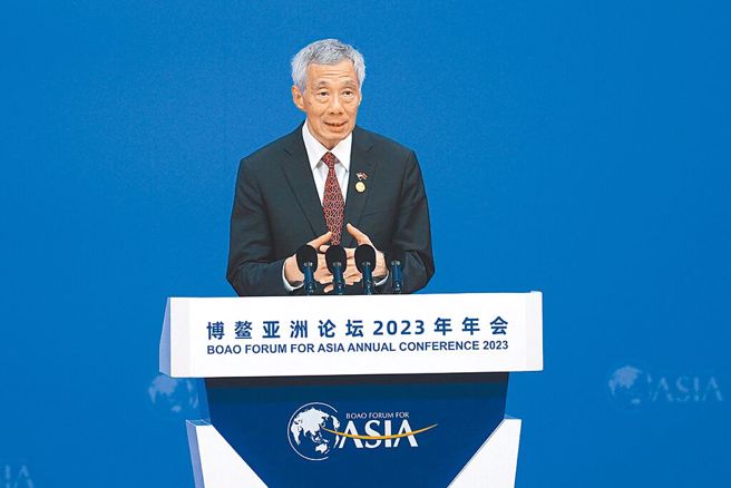 新加坡總理李顯龍將於5月15日卸任，但將繼續留任政府，並繼續擔任宏茂橋集選區的議員。（新華社）
