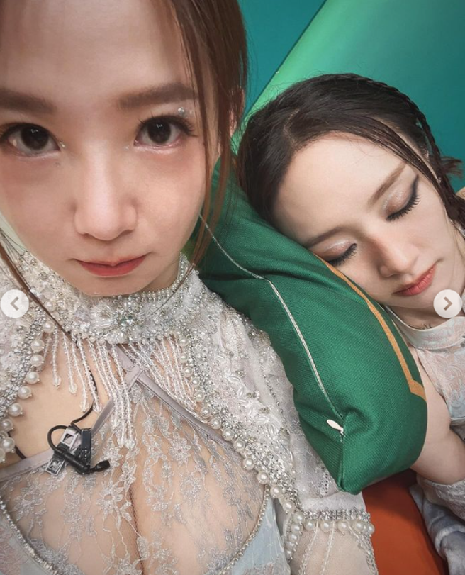 郭书瑶事后晒出的自拍照，让大陆网友惊艷。（图／郭书瑶IG）