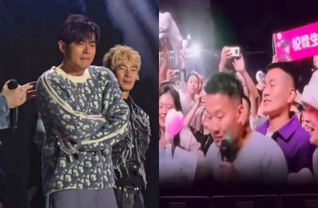 周杰伦听闻粉丝告白后痛哭。（图／翻摄自 Threads）