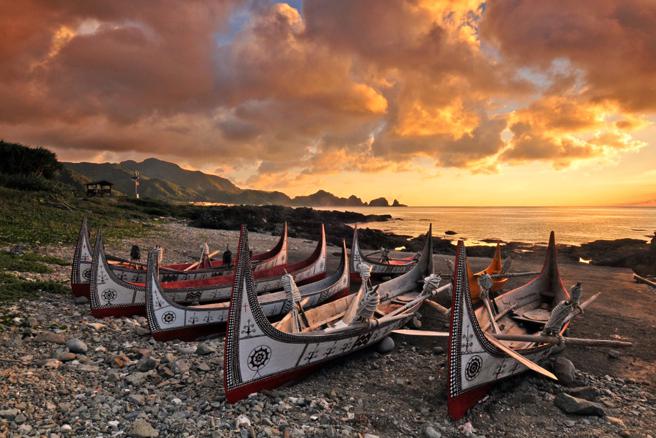 兰屿拼板舟。（图／张琨辉拍摄、海委会提供）