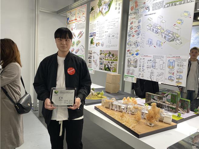 長榮航空2024ESG永續創新設計競賽空間設計組金獎。（蔡明亘攝）