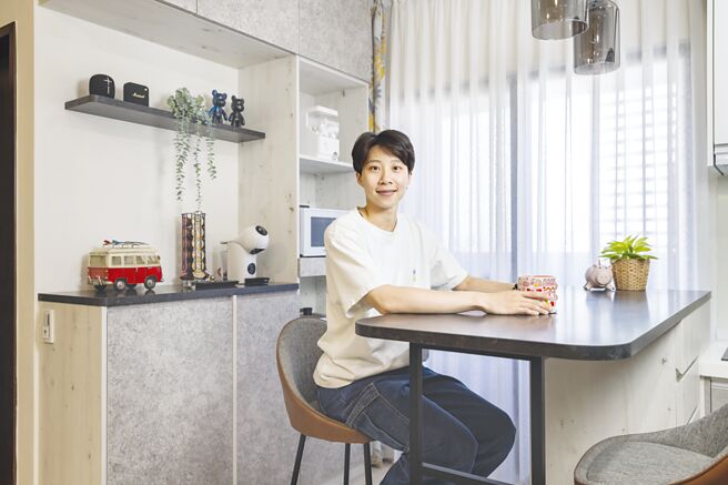 欧德家俱用绿建材打造排球国手皮皮曾琬羚的家，让她住的安心住的放心。图／欧德提供