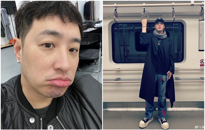 潘玮柏罕发脾气。（潘玮柏微博）