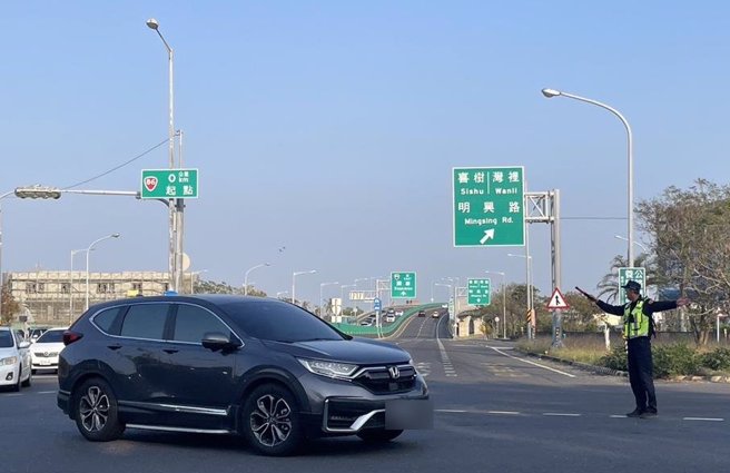 520正副总统就职国宴首度移师台南，台南市警六分局规画交通疏导管制措施出炉。（警方提供／曹婷婷台南传真）