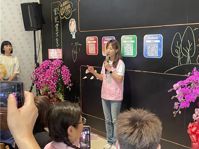 民進黨立委郭昱晴18日舉辦桃園辦事處開幕茶會