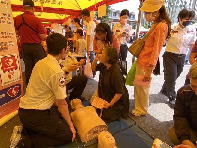 北市消防局18日舉辦2場防災宣導園遊會。（翻攝照片／林郁平台北傳真））