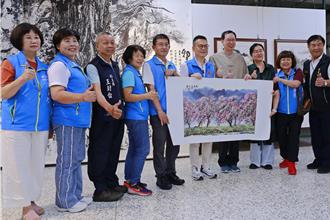 「大樹畫家」司徒錦鷹辦山水畫展 即起至6／2苗市藝文中心登場