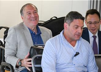 美國前國務卿蓬佩奧以個人身分出席520總統就職慶賀團