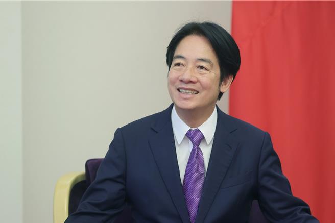 赖清德(资料照片，总统府提供)