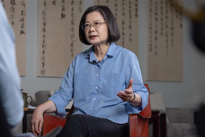 總統蔡英文近日接受BBC專訪 。圖／總統府提供