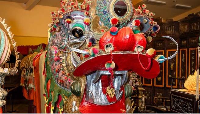 遭破壞的舞龍，從中國遠渡重洋來到澳洲，至今已有123年歷史。（金龍博物館照片）