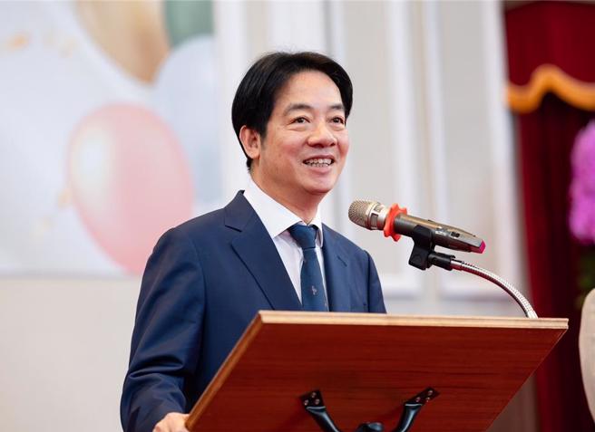 赖清德。(资料照片，总统府提供)