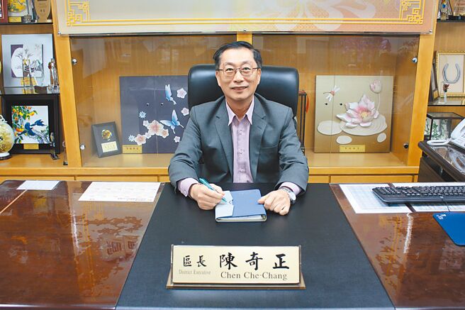 新北市板橋區長陳奇正。（板橋區公所提供／高鈞麟新北傳真）
