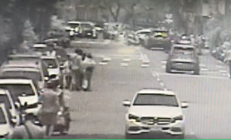 一中商圈竊案！粗心媽臨停未熄火賓士車遭竊    國小兒慘被丟下車