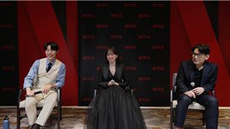 越洋访问／柳俊烈撑眼喊痛自嘲「眼睛小」千瑀嬉「被关1年」杀青好开心