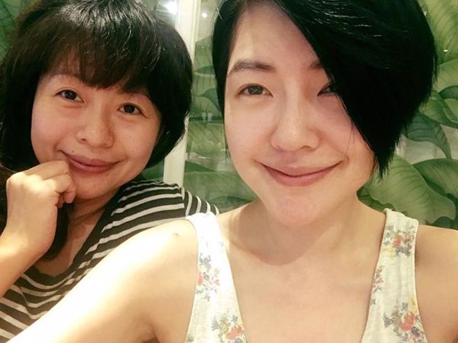 小S过去曾分享过与大姊的合照。（图／小S脸书）