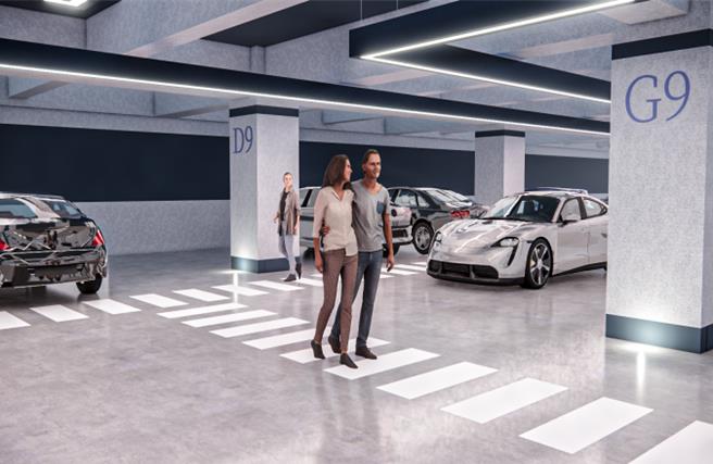 交通部核定補助「長榮公園地下停車場」2.8億元，嘉義市政府將投入5.5億蓋地下停車場，圖為示意圖。（嘉義市政府提供∕呂妍庭嘉義傳真）