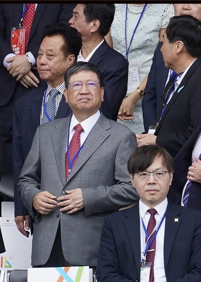 新竹縣長楊文科（中）。（資料照）